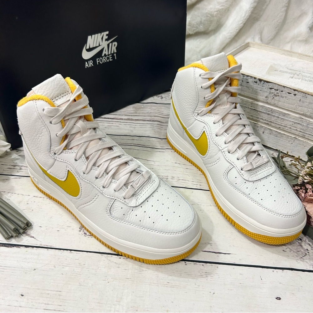 Nike Air Force 1 SCLPT DC3590 001 Phantom/Yellow Ochre-Sail sneakers New in box - Picture 3 of 8